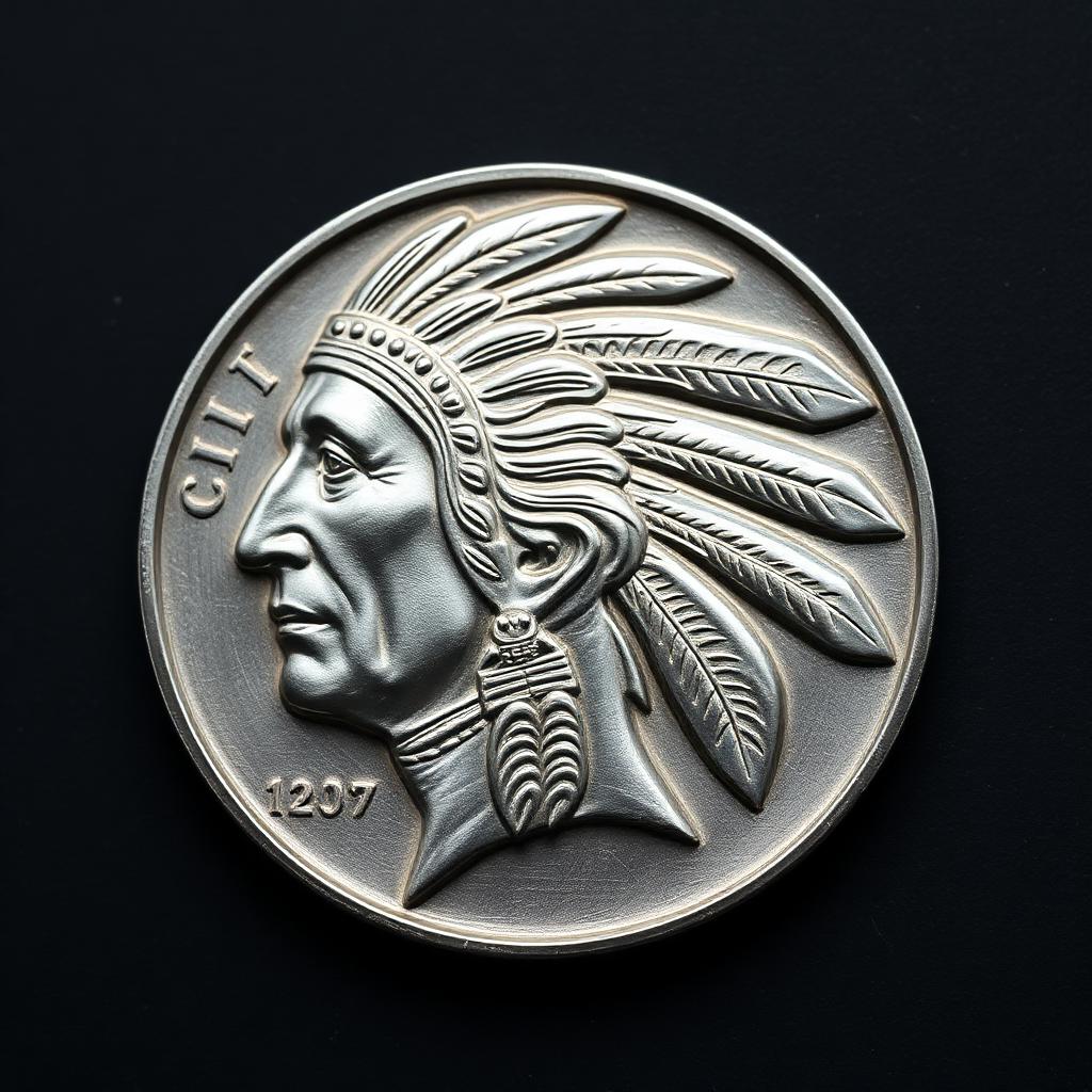 Indian Head Silver Round