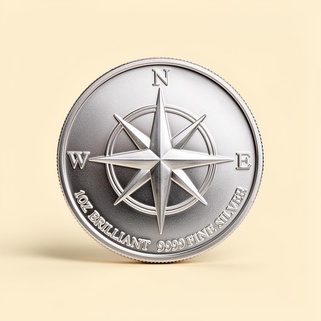 1 oz Compass Series Silver Coin